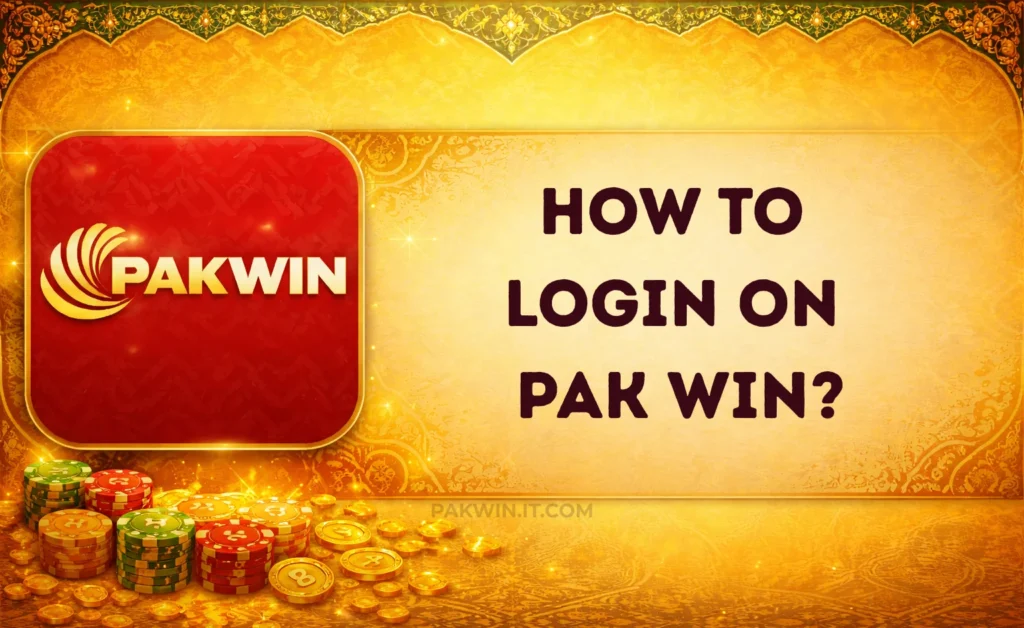 HOW TO LOGIN ON PAK WIN